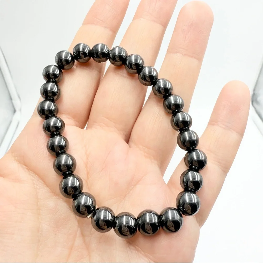 Hematite Beaded Bracelet - Picture 4 of 7